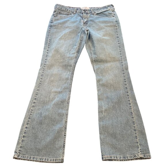 Levi Strauss Signature Misses Sz 8 LONG Stretch Low-Rise Bootcut Jean 34"L - Picture 1 of 11